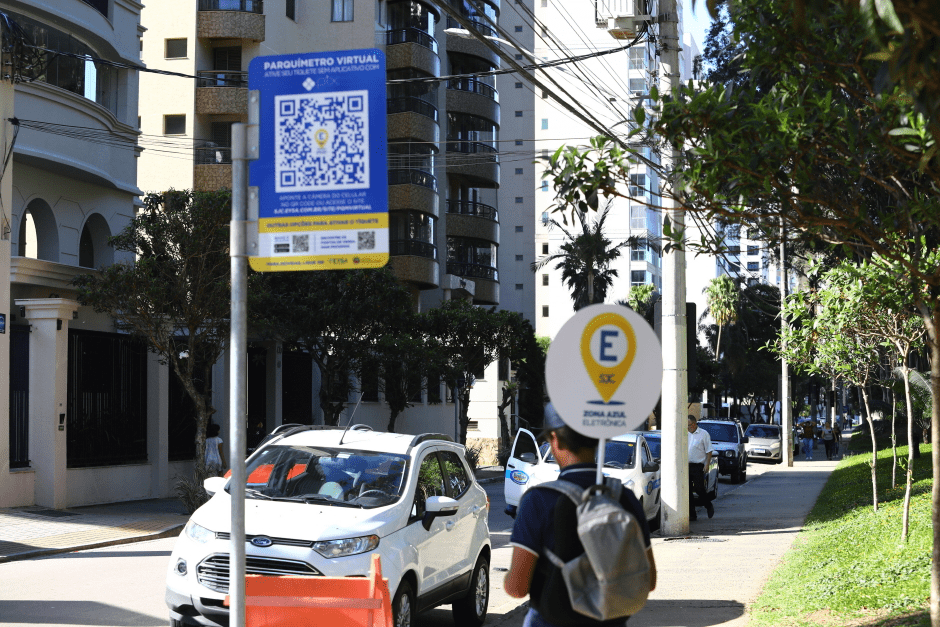 São José agora tem Zona Azul virtual para estacionamento