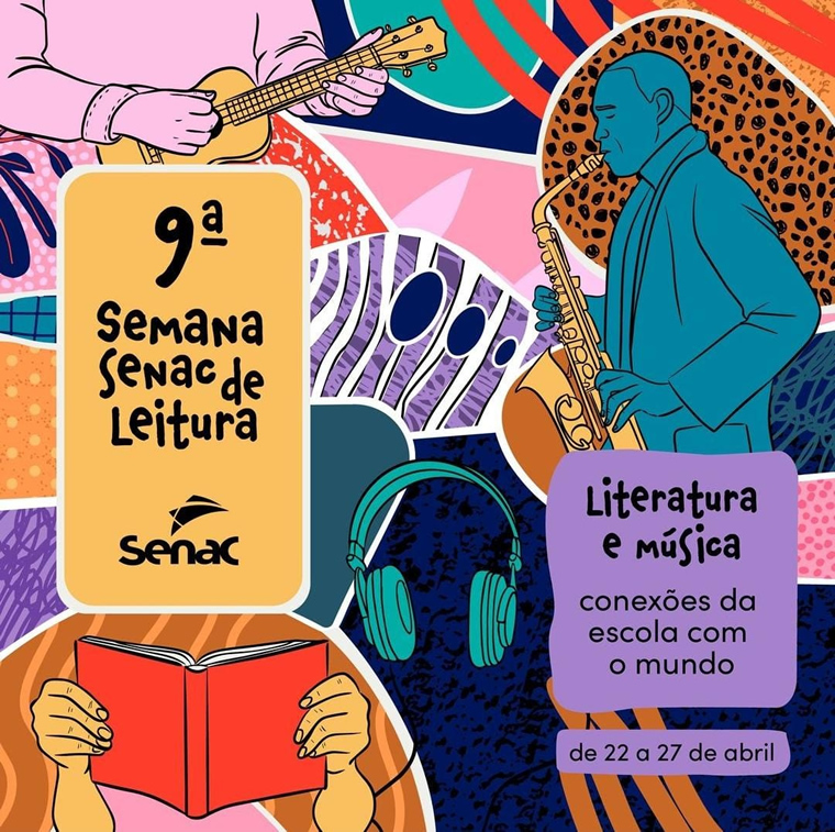 9ª Semana Senac de Leitura reúne escritores e músicos no Vale do Paraíba