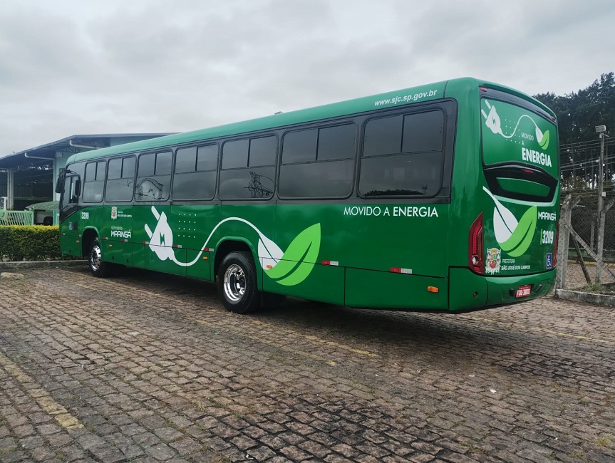 Expresso Maringá inicia testes com ônibus elétrico readaptado em São José