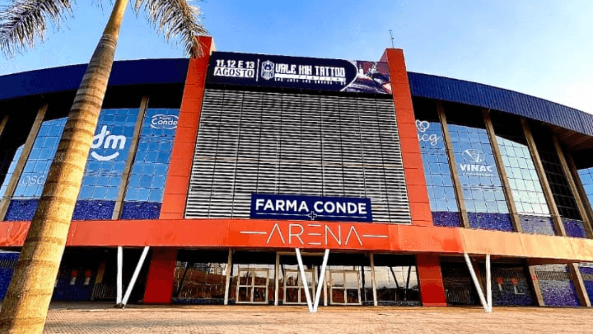 Confira a agenda de shows na Farma Conde Arena neste mês de maio em São José